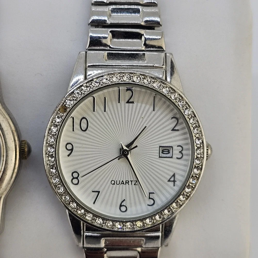 2X Women's Watch‎ 25-28MM Gray Dial Gray Expandable Band 6